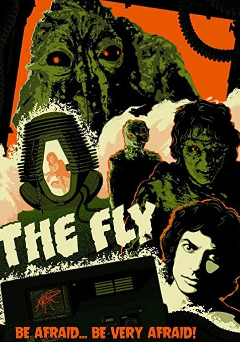 

The Fly Retro Metal Tin Signs Movies Bar Decoration Vintage for Home 8x12 Inches