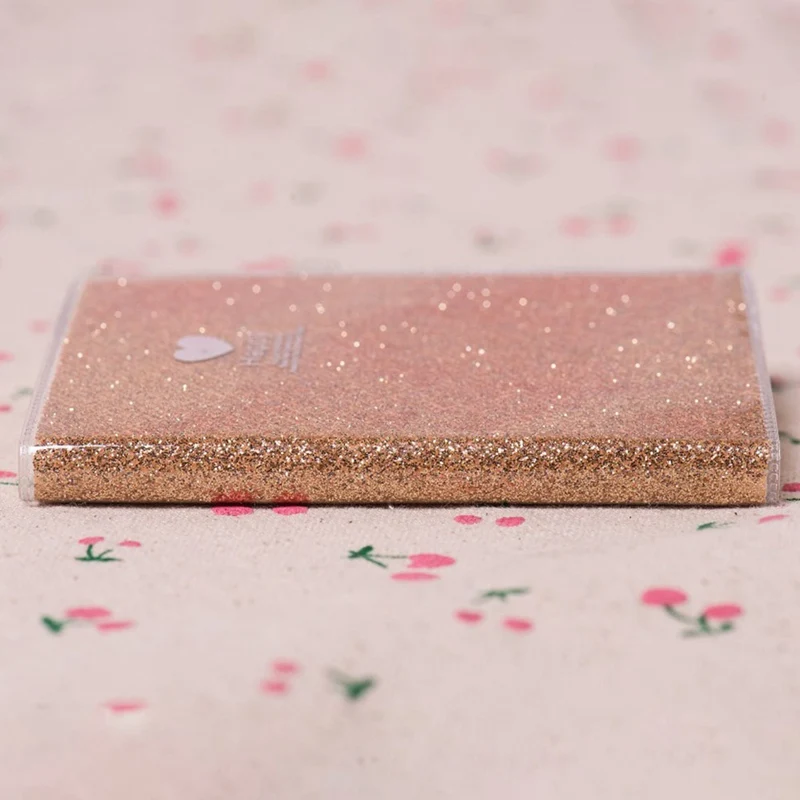 Креативный любовь ПВХ блокнот бумажный дневник школьный Блестящий крутой каваи