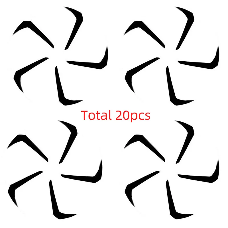 3D 4D Углеродные/матовые/глянцевые черные наклейки на колеса Автомобильный