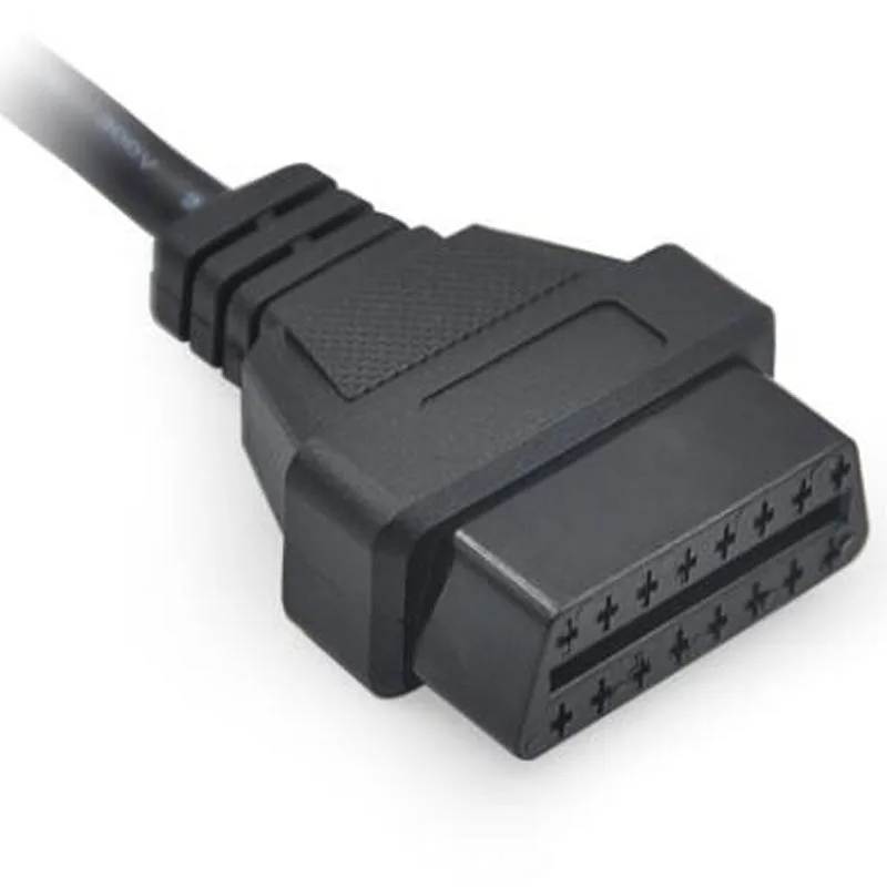 37Pin 12Pin до 16 Pin OBD Мужской кабель для адаптер грузовиков Obd2 женский Интерфейс TCS