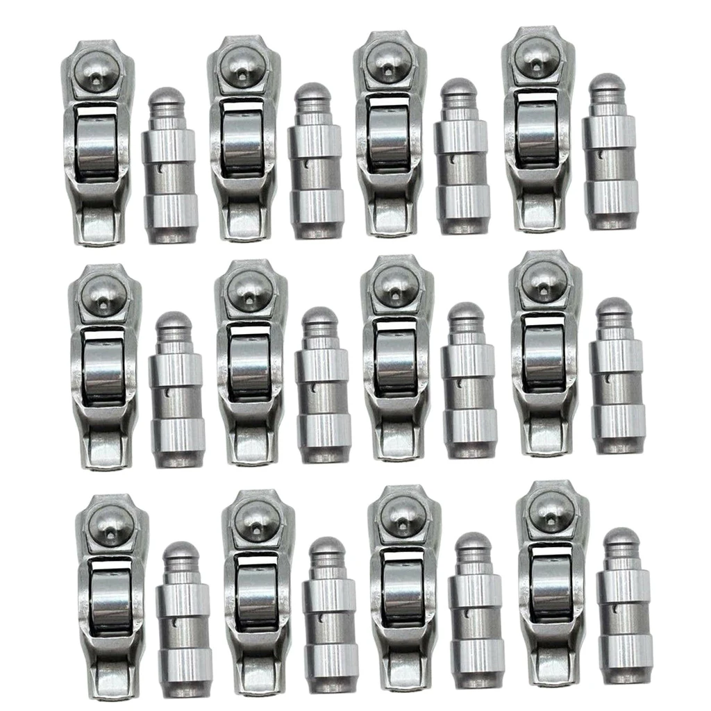 

12 Pcs Valve Rocker Arms and Lifters Kit Replacement 5184296AH 5184332AA