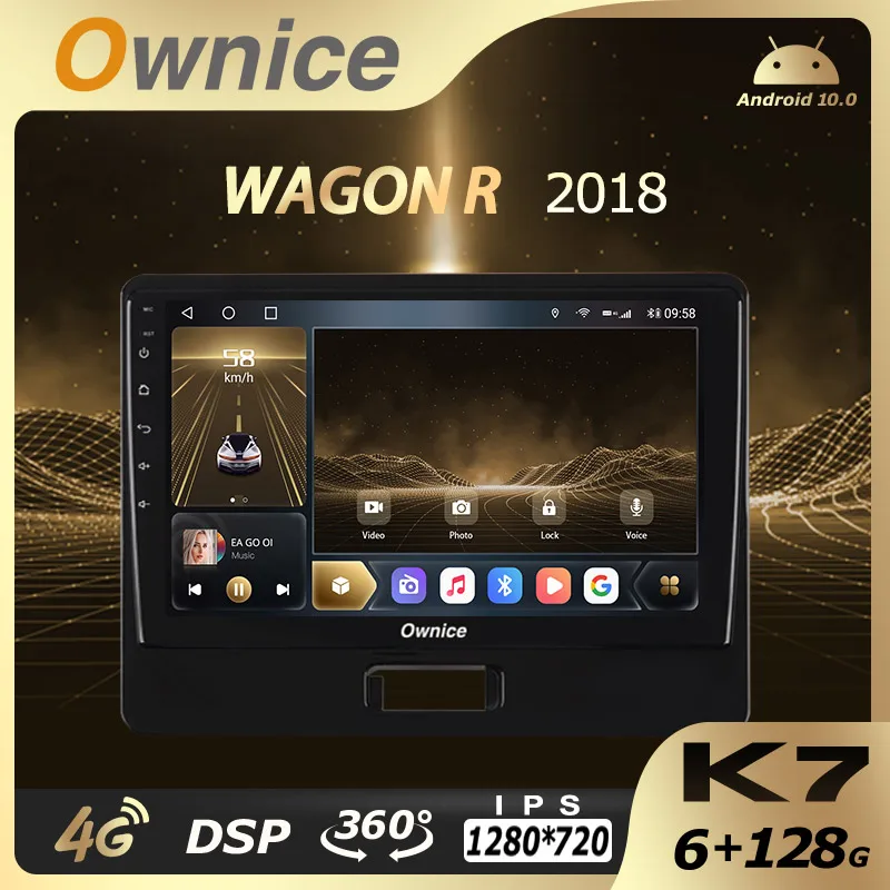 

6G+128G Ownice Android 10.0 Car Multimedia Radio for SUZUKI WAGON R 2018 2 Din Audio Head unit 4G LTE 360 Quick Charge 1280*720