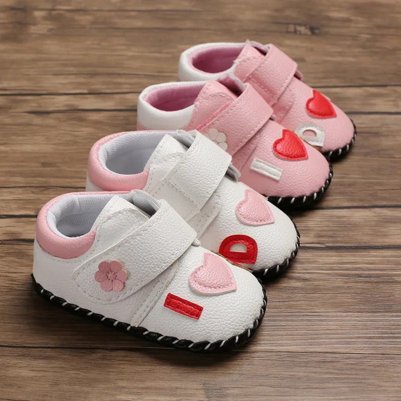 Обувь для маленьких девочек Мягкая обувь ручной работы на резиновой подошве с
