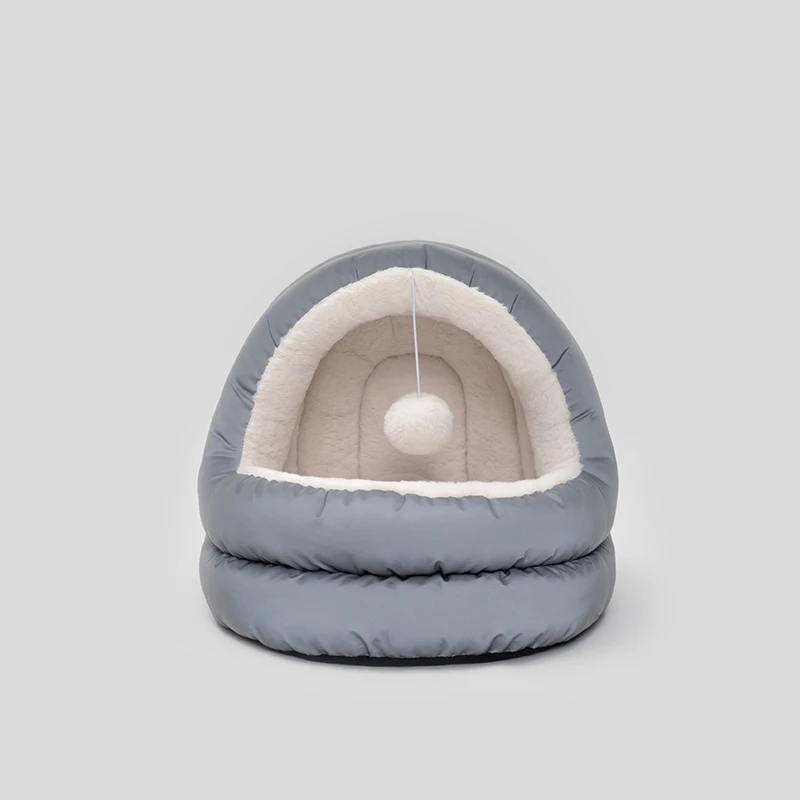 Verkauf Dog Bed Mongolian Yurts Gatos Productos Pet Cat Cave House Foldable Tent Soft Para Mascotas Sleeping Bag Litter Box Seat