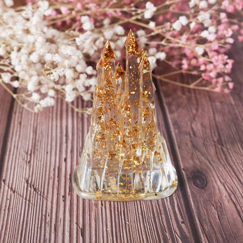 3D замок формы 2 шт. в упаковке замка мечты силиконовые эпоксидной смолы литейная