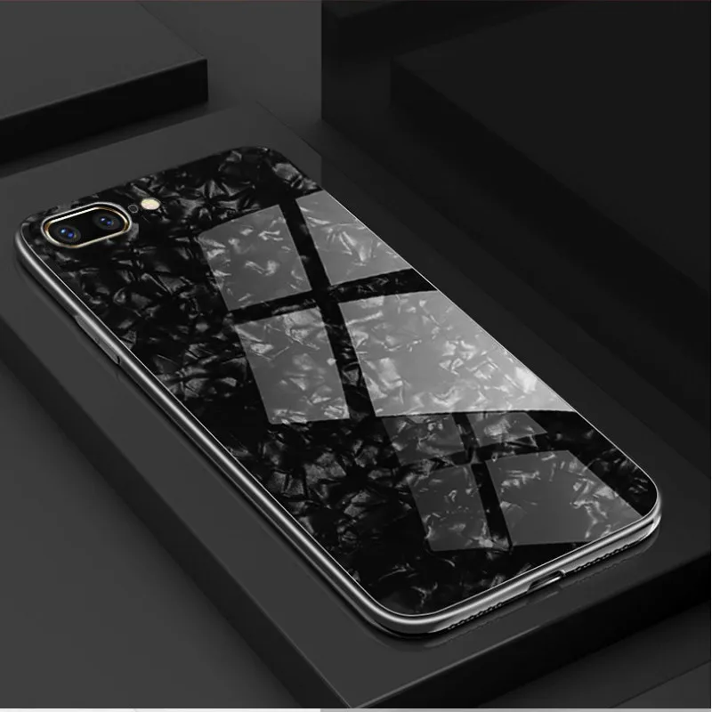 Стеклянный чехол для телефона Iphone 7 8 6 S защита от падения задняя крышка XR X XS MAX