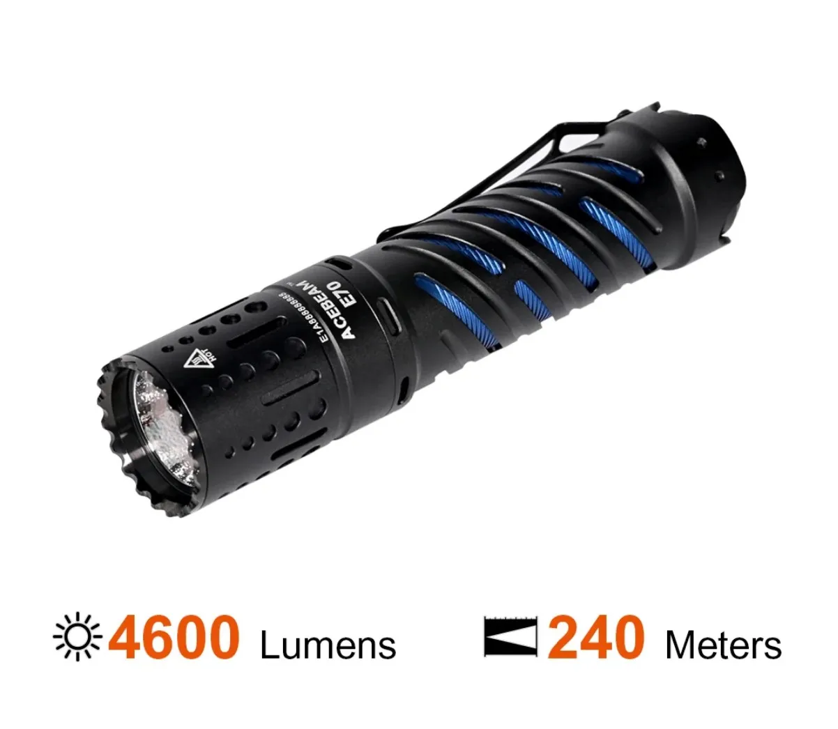 ACEBEAM Новый E70 4600 люминесцентный портативный Повседневный светильник ручной