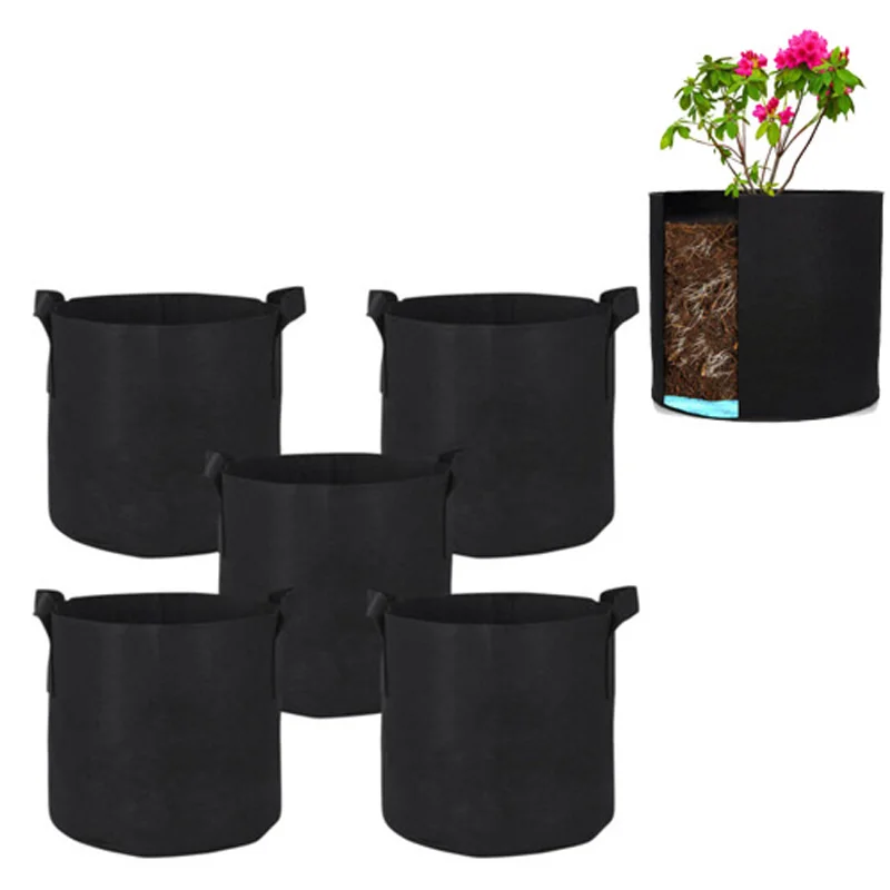 

1-10Gallon Pots 10pcs Plant Planter Bags Root Garden Container High quality