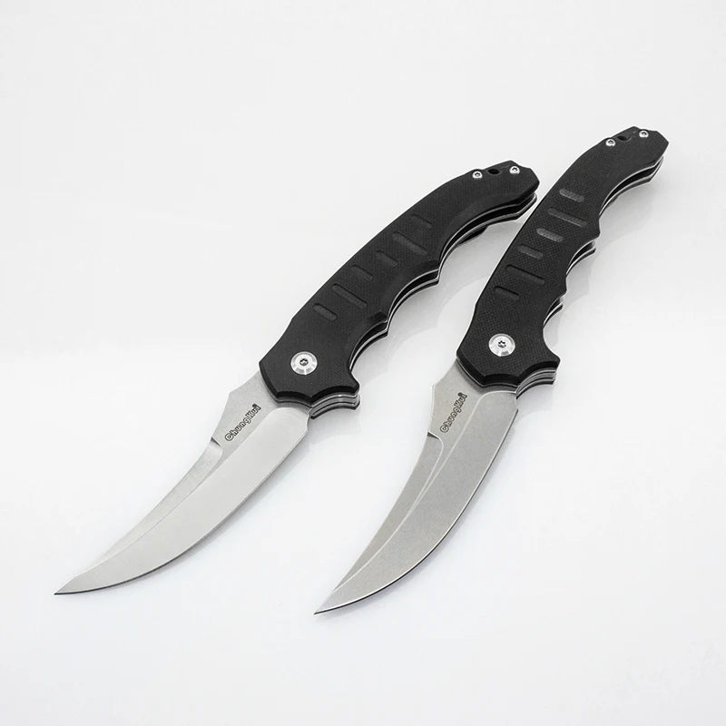 

Chung Kui Folding Knives GHOST Real D2 Blade Black G10 Handle Personalized Pocket EDC Outdoor Tactical Camping Hunting Tools