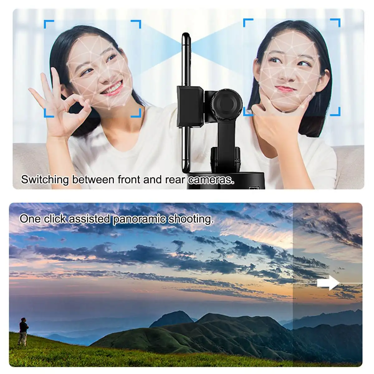 Автоматический держатель для смартфона с функцией отслеживания объекта съемки