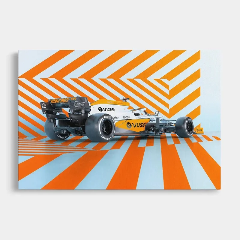 Картина на холсте с принтом Формула 1 Ф1 для гостиной Современный домашний декор |
