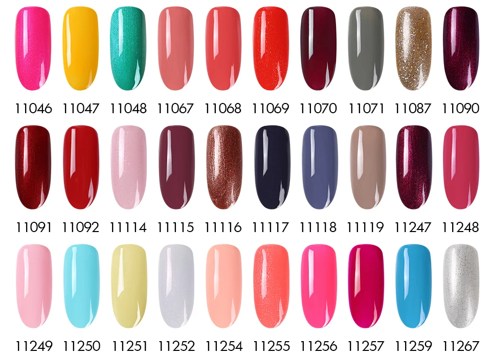 NAILCO 10 шт. Гель-лак для ногтей Светодиодный УФ-гель для жидкость для снятия лака от гель лак для ногтей Блеск долговечный Гибридный гвоздь гель Праймер для ногтей искусство