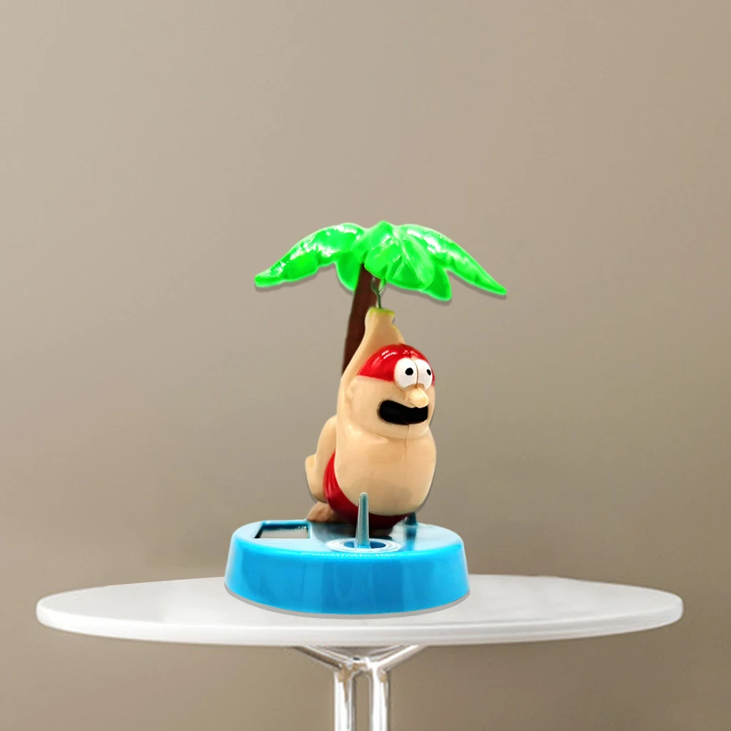 Танцующие животные на солнечных батареях качающийся автомобиль анимационная