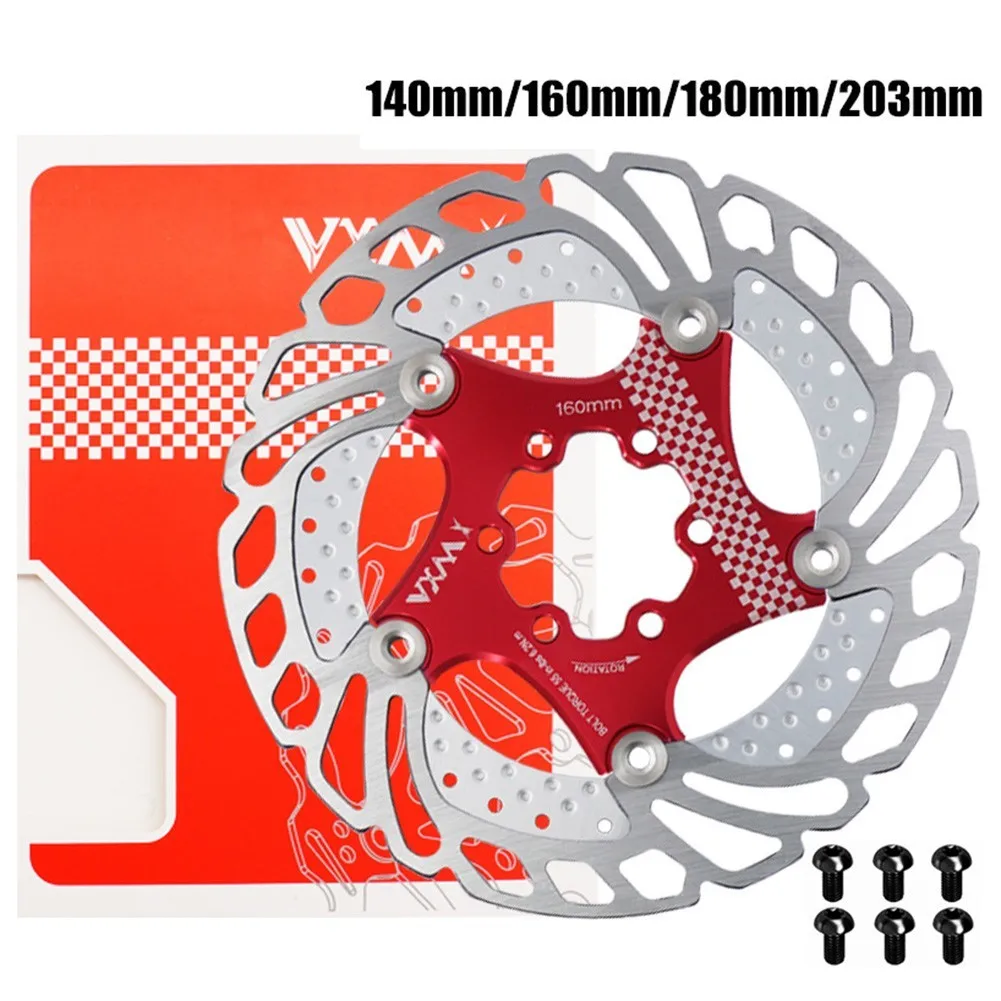 

140mm/160mm/180mm/203mm Disc Brake Floating Rotor For MTB Bike Bicycle Brake 6 Bolts Rotor Caliper Bike Parts