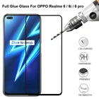 Закаленное стекло для OPPO Realme 6 6i Pro HD 9D полное покрытие черная Защитная пленка для телефона для Realme 6 Pro стеклянная защита экрана
