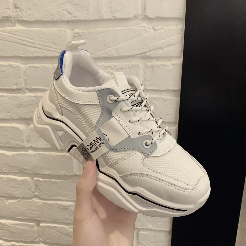 2020 Для женщин сникерсы на платформе в стиле улззанг модная разноцветная Цвет