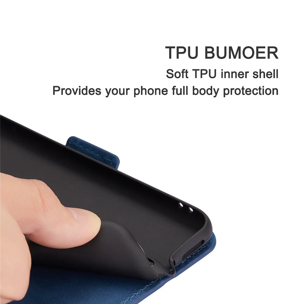 Двухцветный кошелек в стиле ретро для Redmi Note 8T 8 6 7 Note8 Pro K20 K30 Роскошный кожаный