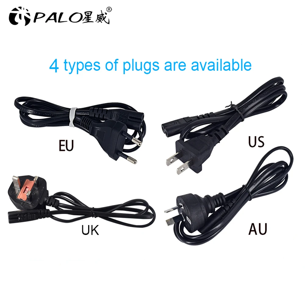 Умное зарядное устройство PALO с ЖК-дисплеем зарядка для аккумуляторных батарей AA