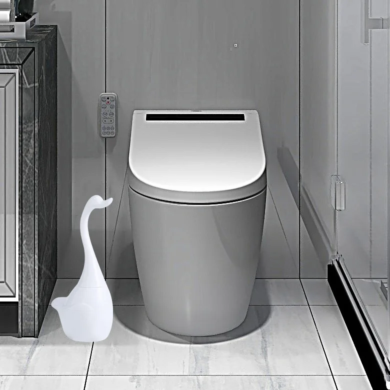 toilet brush household creative swan cleaning set for bathroom floor standing toilet brush cleaner wc accessories dropshipping free global shipping