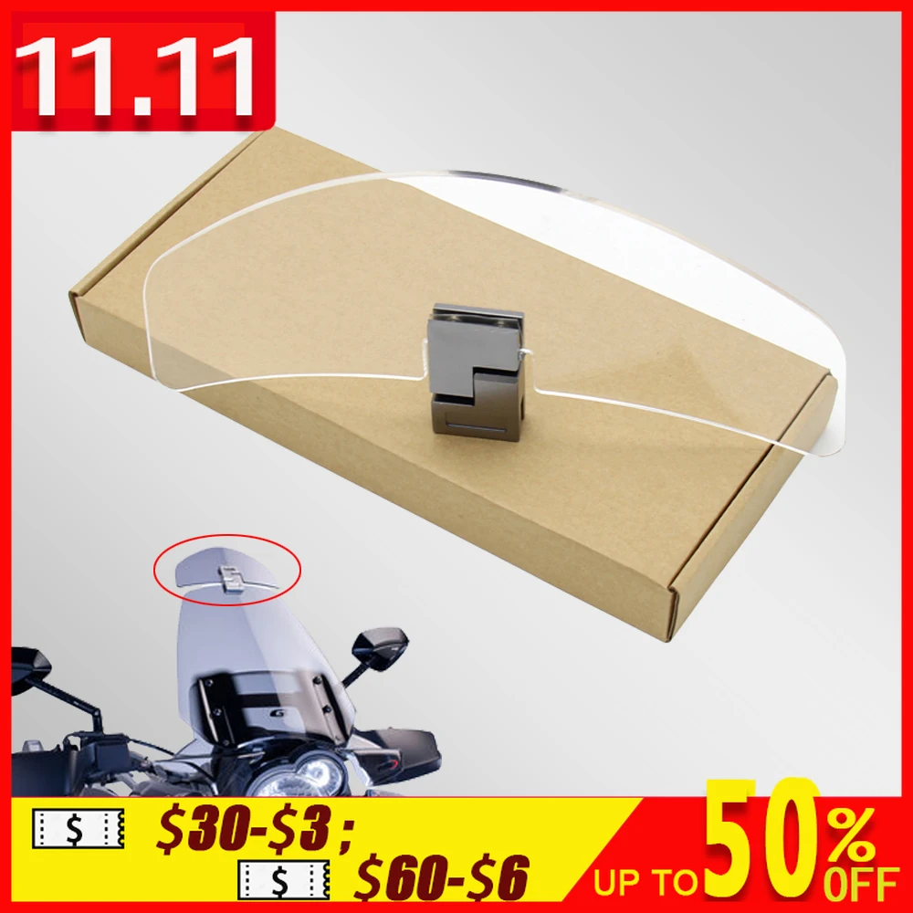 

Универсальный Регулируемый ветровой дефлектор ветрового стекла для мотоциклов Kawasaki BMW Ducati honda Benelli