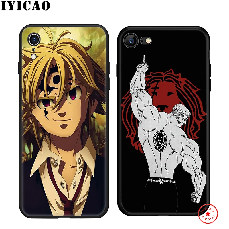 IYICAO Seven Deadly Sin аниме мягкий чехол для телефона iPhone 11 Pro XR X XS Max 6 6S 7 8 Plus 5 5S SE