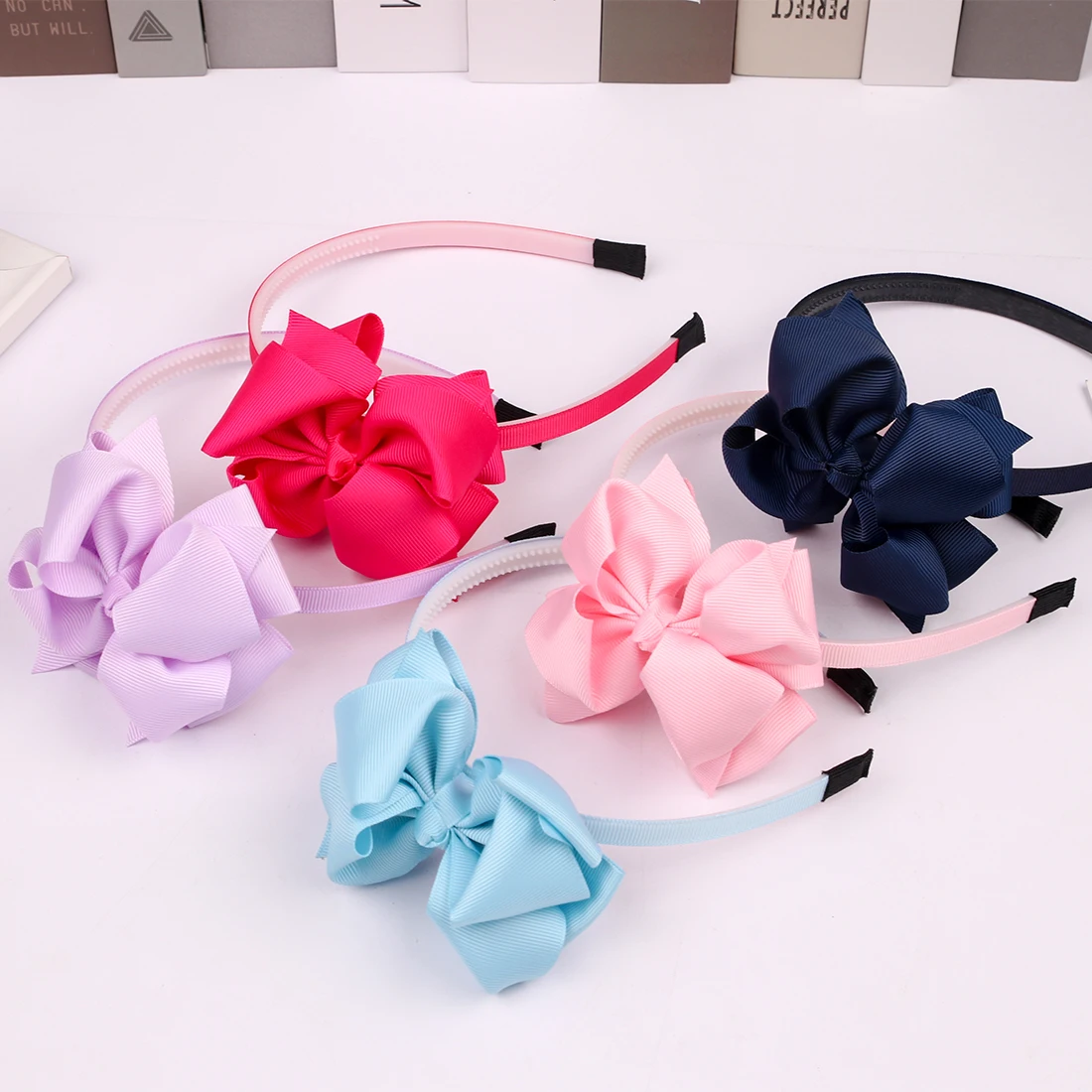 1 шт. ободки для девочек аксессуары волос блестящие банты обруч на голову 4 дюйма