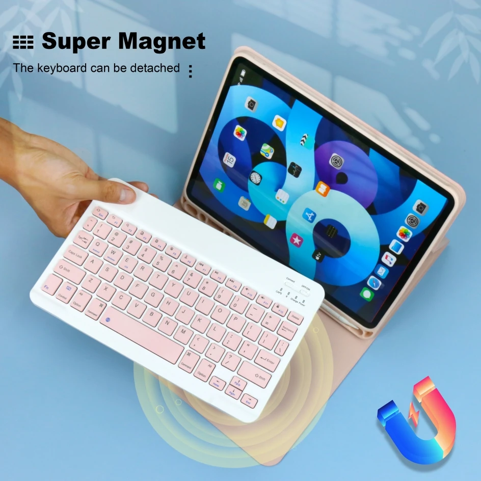 Волшебная сенсорная клавиатура для iPad Air 4 Чехол 2020 ipad Pro 11 Чехол-Карандаш s 2021 10 2 9 8