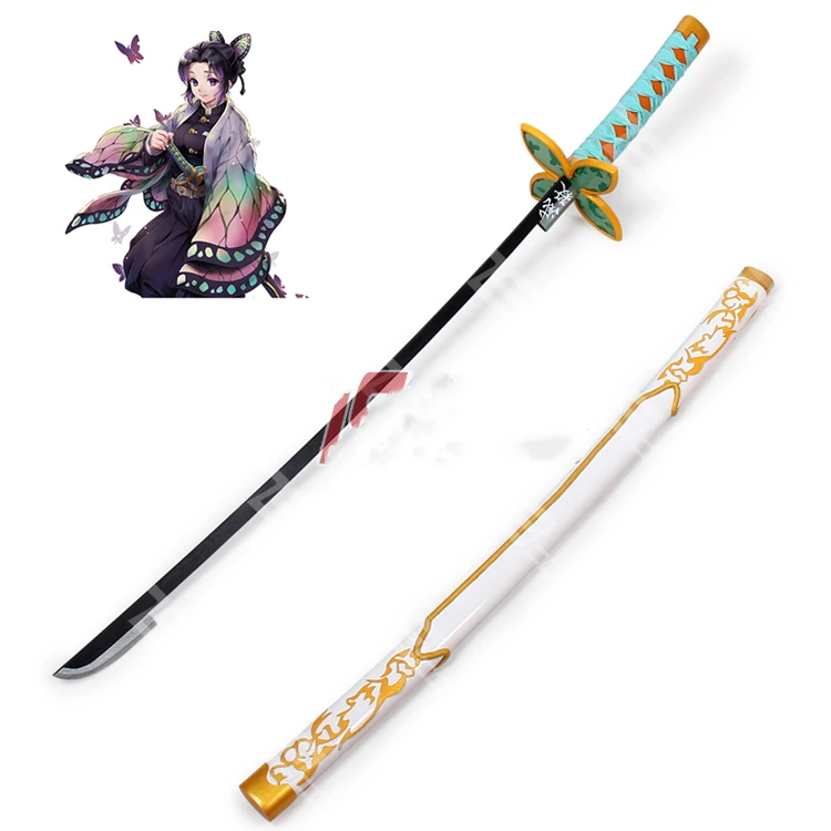 Демон убийца Kimetsu noYaiba Shinobu Кочо меч реквизит косплея из ПВХ изысканный Edition