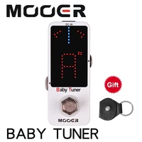 mooer baby tuner effect guitar pedal baby tuner very small and compact design free shipping