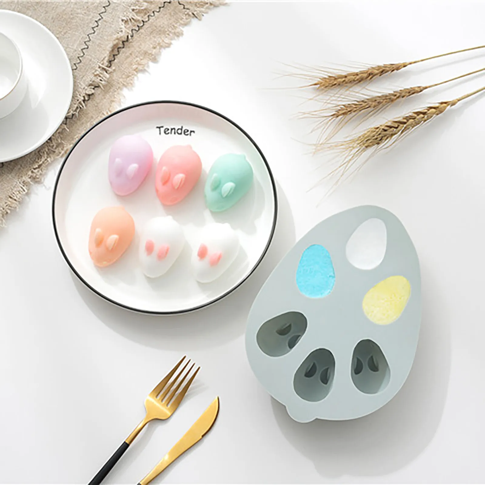 

Easter Egg Shape Silicone Baking Mold 3D Cake Mold Muffin Chocolate Cookie Baking Mould Dessert Mold For Pastry Truffle DIY Tool