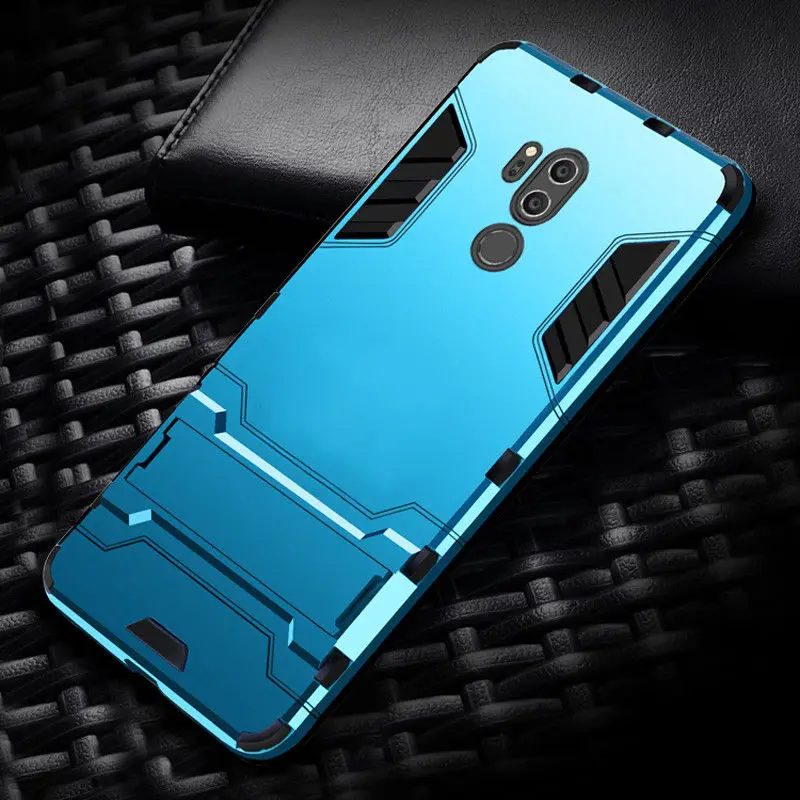 Гибридный бронированный чехол с подставкой и подставкой для LG V30 Q6, мягкий ТПУ+ Жесткий ПК ударопрочный чехол для iPhone 11 XS MAX XR для huawei