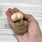 Какашки Чай фильтр многоразовые силиконовые травяной пряный кофе пивоварения фильтр медицины Чай лист Infuser для Кухня канцелярские принадлежности