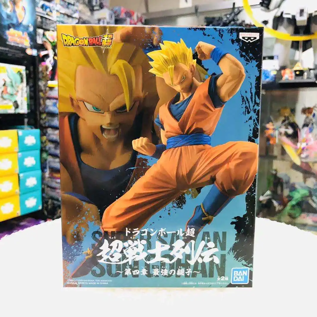 Оригинальный BANPRESTO Dragon Ball Z DBZ CHOSENSHIRETSUDEN SSJ Youth Gohan фигурка фигурки модель куклы