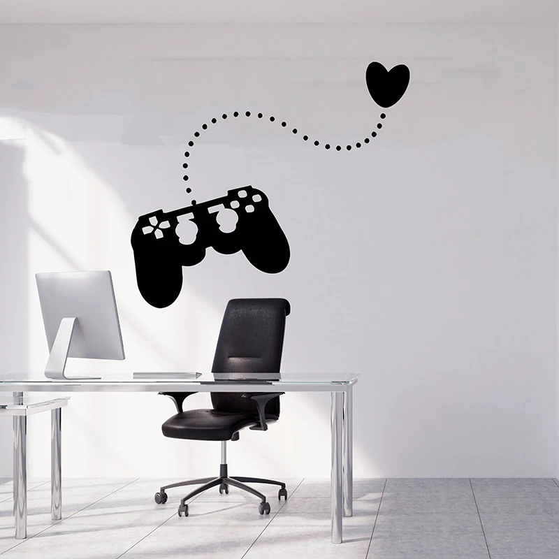 Геймерская Наклейка на стену игры время наклейка видео игра подарок декор для