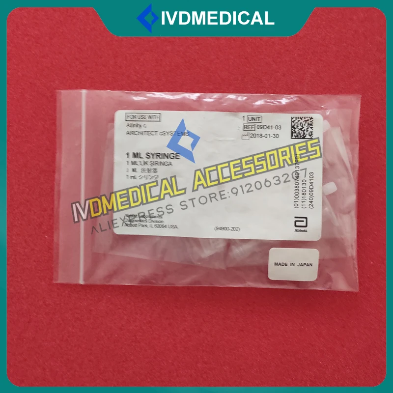 Toshiba Biochemical Analyzer 1ml Syringe TBA-40FR TBA-120FR TBA-2000 Acid-base Solution Proportioning Syringe Original
