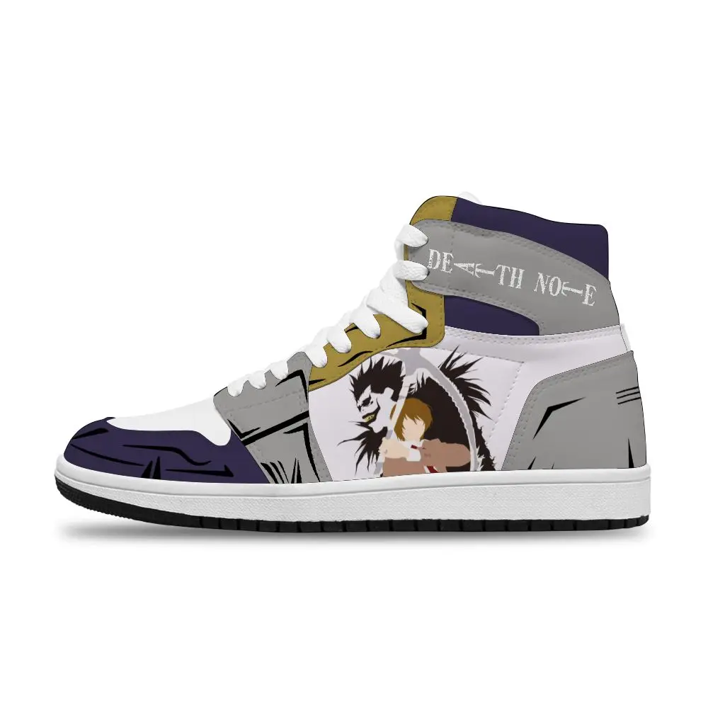 

2021 Japanese Hot Anime Death Note Yagami Light Diy Handsome Sports Non-Slip Casual Shoes For man Unisex Fashion Sneakers