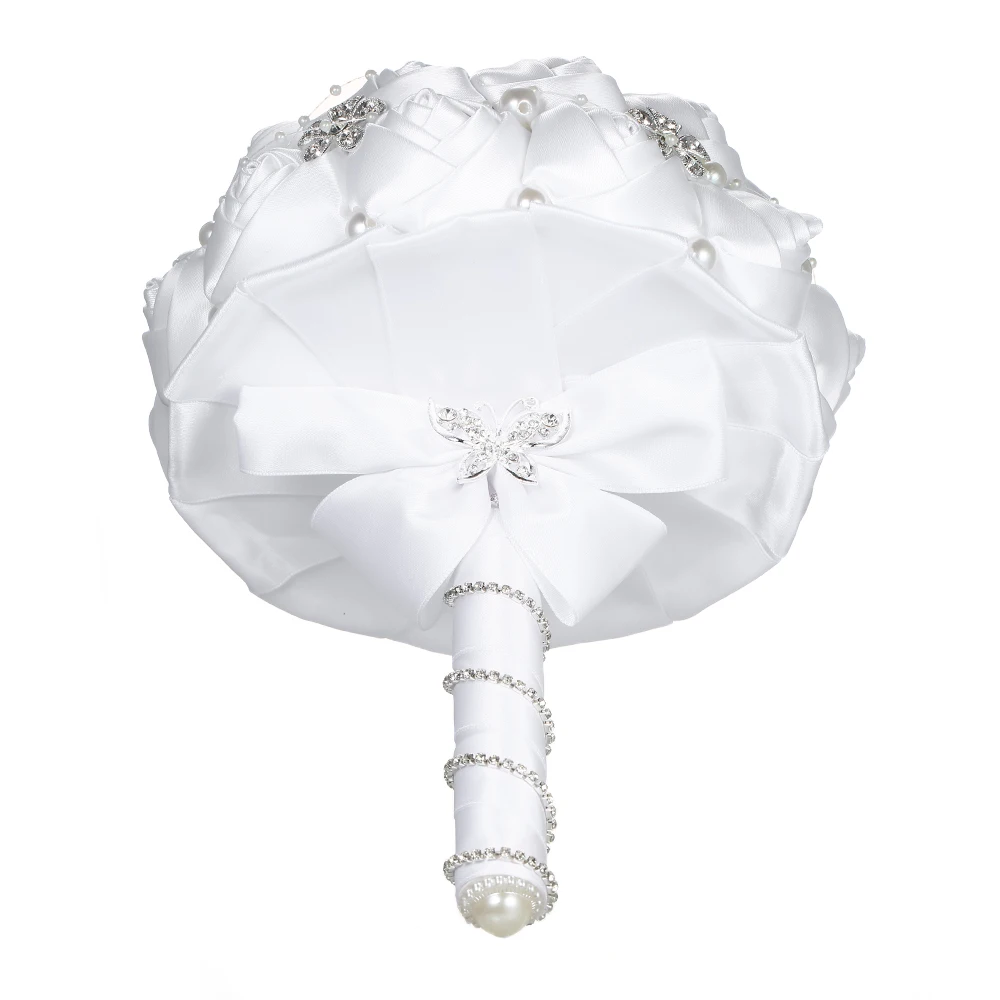 18 см цветы ручной работы свадебная бабочка искусственный жемчуг украшенные для