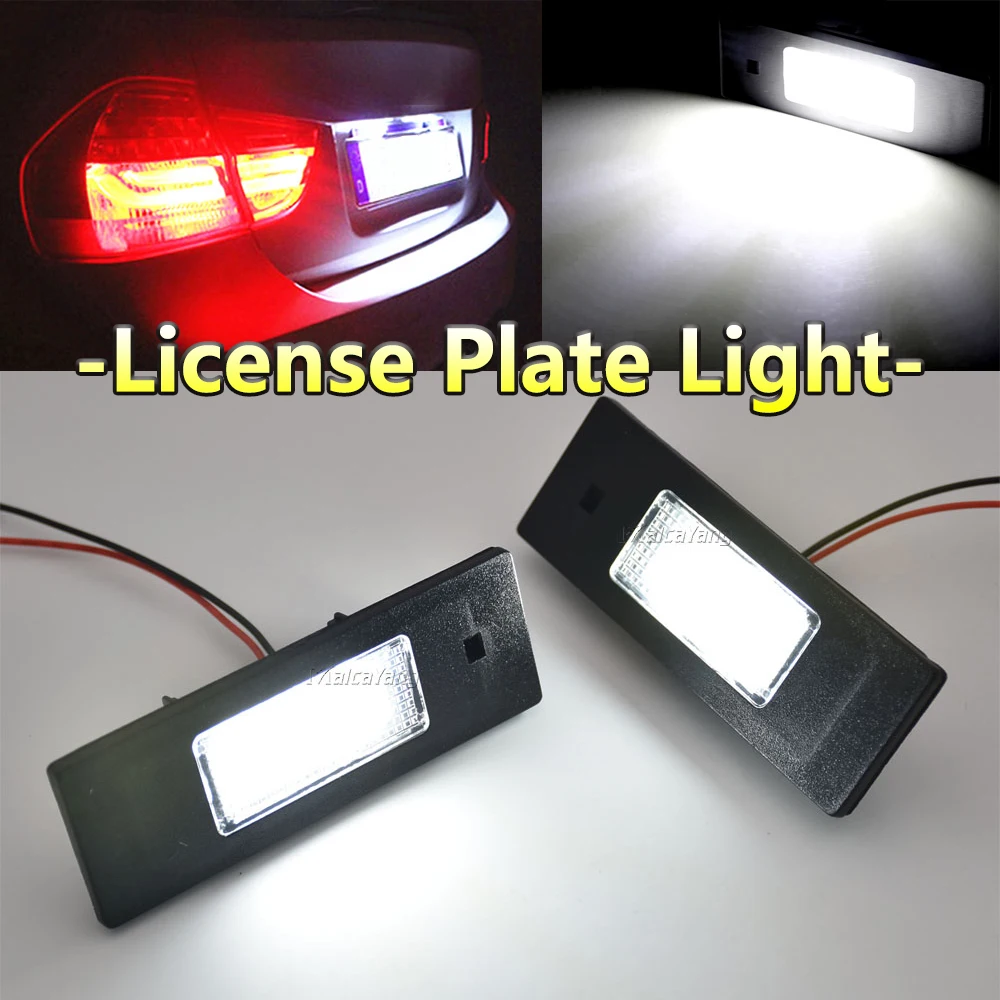

2PCS Car Led Number License Plate Light For BMW Mini Cooper S Clubman R55 LCI Countryman R60 F60 Paceman R61 Canbus Error Free