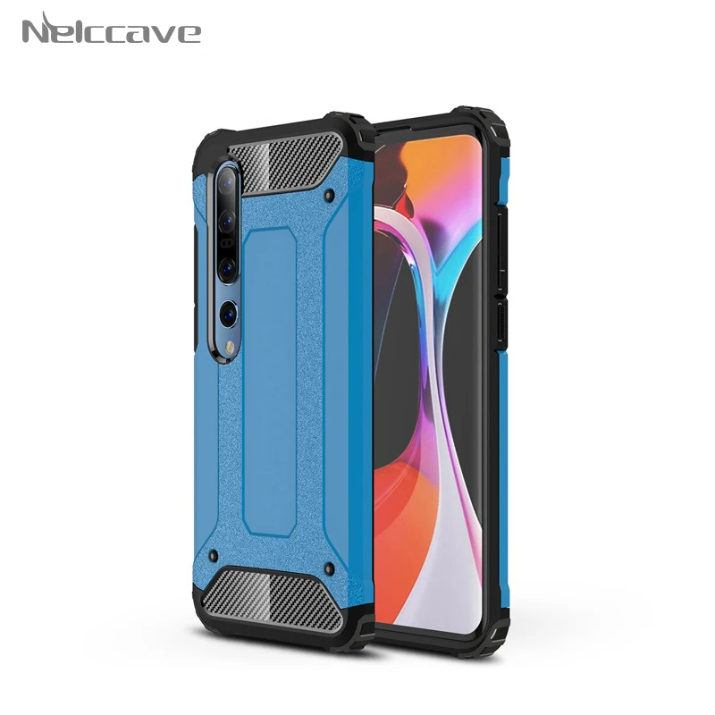 500 шт. бронированный чехол для Xiaomi Mi 10 Pro 9 8 SE CC9 CC9E Note Lite A3 A2 A1 F2 F1 Max 3 2 Mix 2S Гибридный