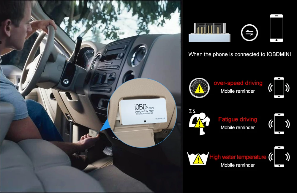 XTOOL iOBD2 Obd2 сканер Мини Bluetooth адаптер Odb2 Автомобильный Диагностический Автосканер инструмент Obd2 Bluetooth диагностический автомобильный инструмент
