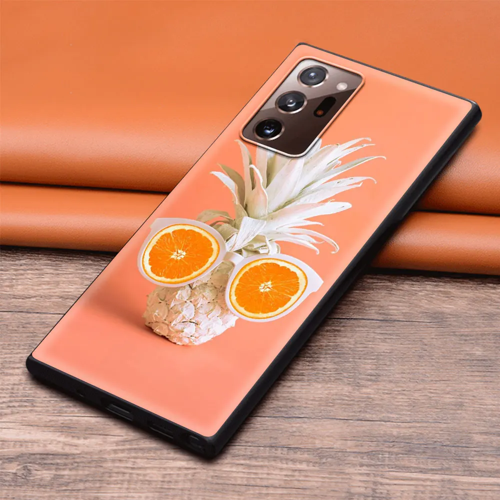 

Shockproof Cover for Samsung Galaxy M01 M11 M21 M31 M31S M51 Silicone Phone Fall Case Shell Fundas Cartoon Pineapple