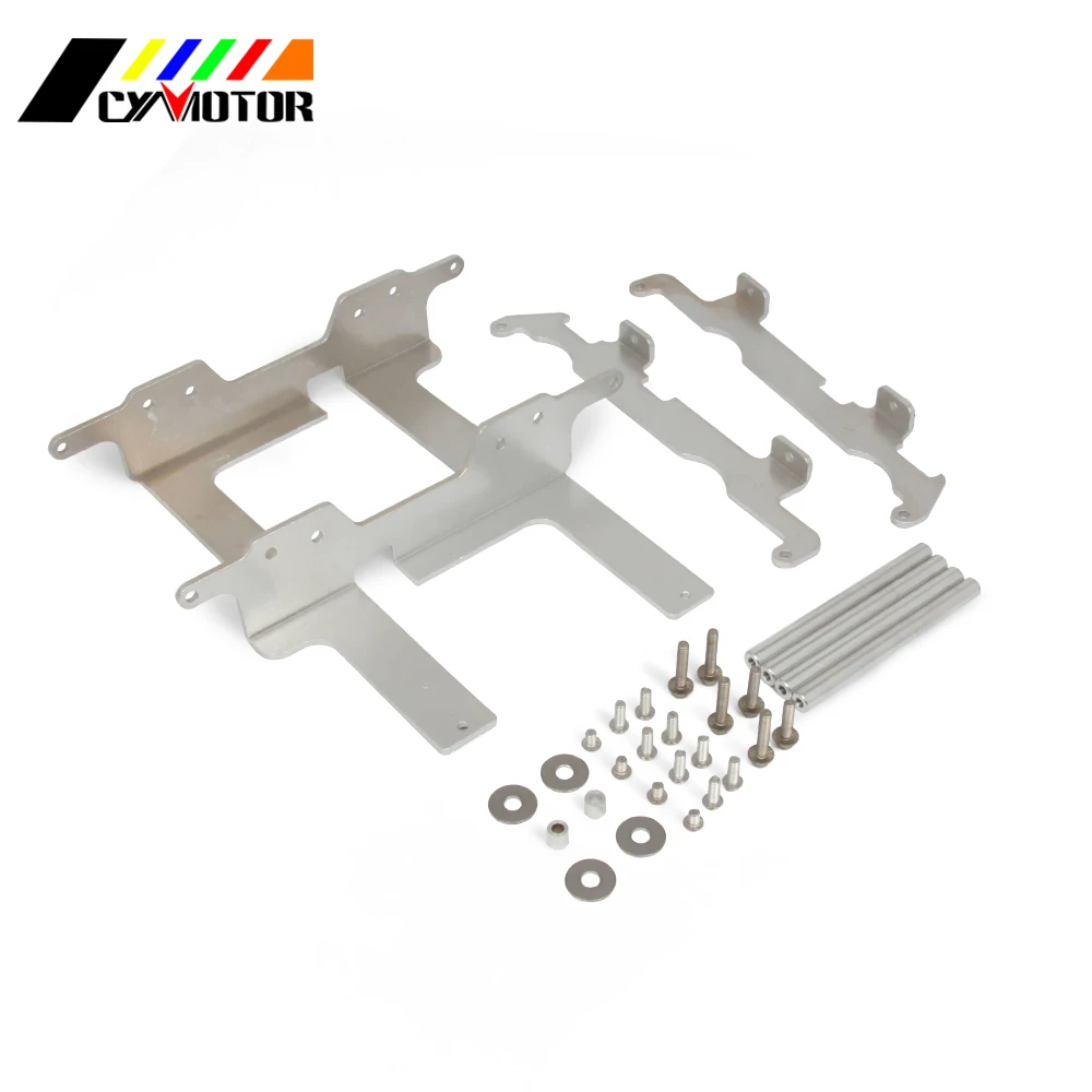 Мотоциклетная водная коробка Охлаждающий радиатор крышка Защитный Кронштейн