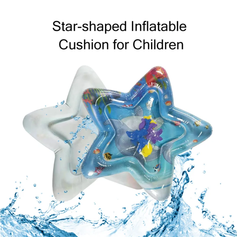 Лидер продаж детский водный игровой коврик надувной ПВХ для младенцев на животик