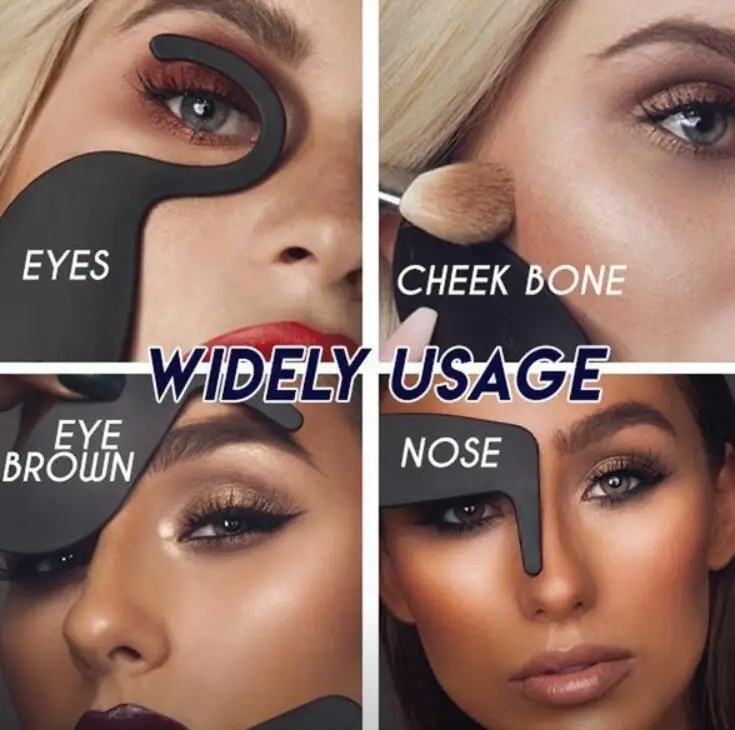 Магический контурный шаблон для макияжа инструмент подводки глаз карты щек носа