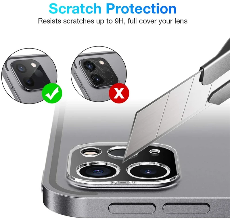 Защитное стекло для объектива камеры 3 шт. чехол планшета Apple IPad Pro 11 12 9 дюйма 2021 2020