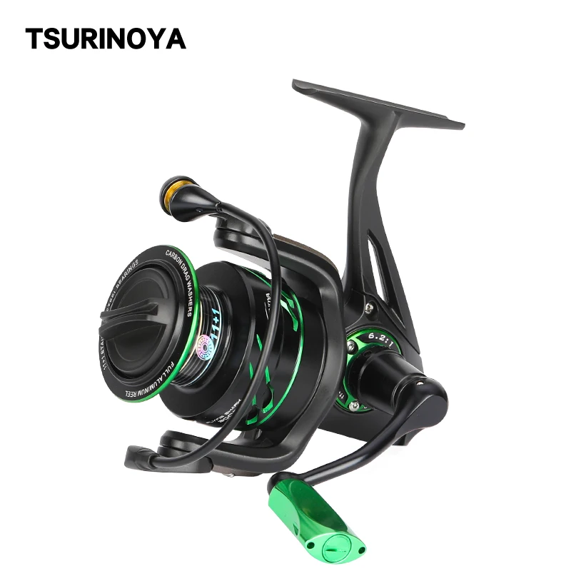 

Катушка рыболовная TSURINOYA 2000 3000, макс. 11 + 1 шарикоподшипников, 6,2: 1, 8 кг