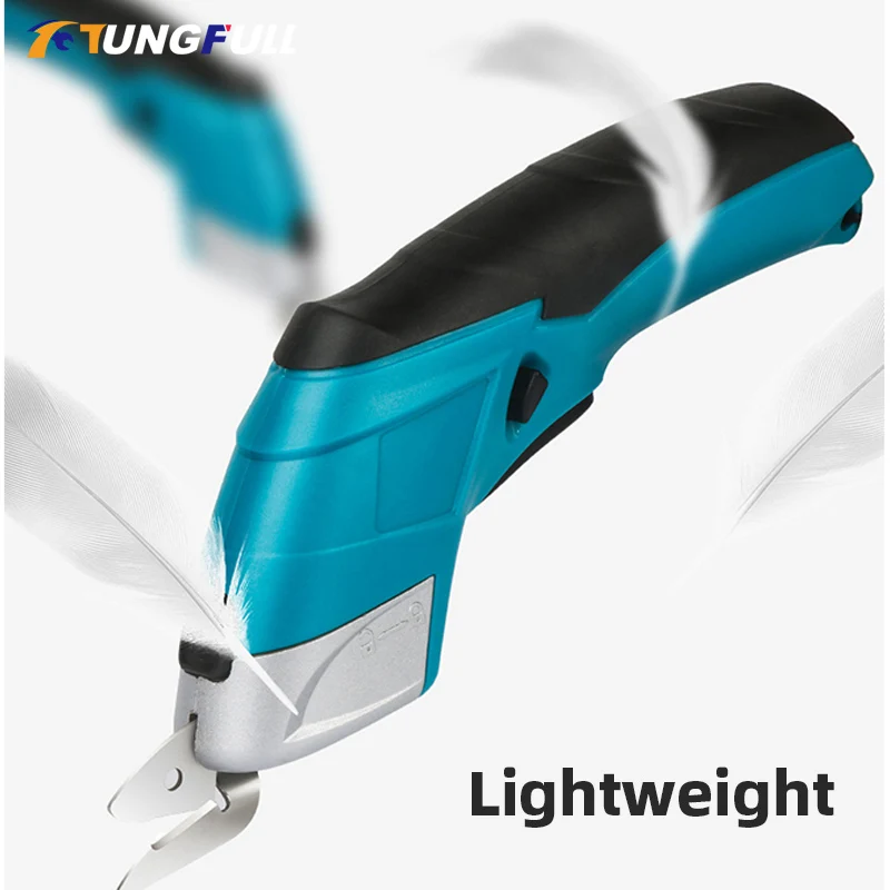 Electric Scissors 3.6V Cordless Sewing Scissors USB Charge Wireless Electric Power Tool Cutter for Leather Fabric Cloth