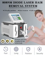 3 wavelength 808nm diode laser hair remover painless effetctive hair removal machine with 755nm 808nm 1064nm for all skin hair