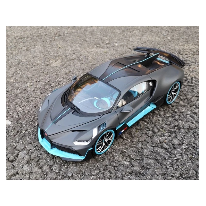 

Welly 1:24 Bugatti Chiron blue alloy car model Diecasts & Toy Vehicles Collect gifts Non-remote control type transport toy