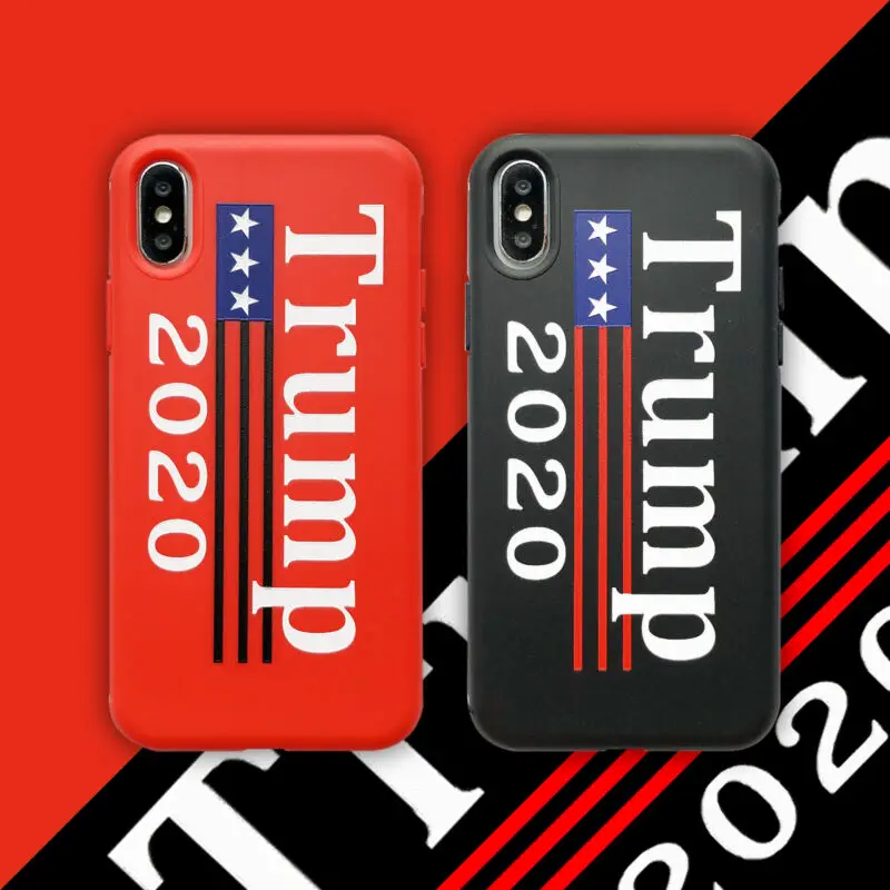 США Президент Трамп 2020 силиконовый бампер чехол для iPhone X 7 8 Plus XS MAX XR |